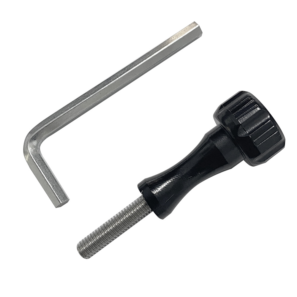 Gopro deportes accesorios de la Cámara sola y doble cabeza 5mm adaptador 360 grados giratoria bicicleta soporte varilla larga tornillo