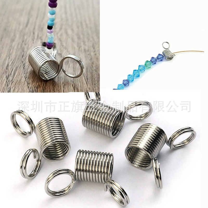 Бисерный зажим линия остановка весенние бусины DIY ювелирные изделия браслет из бисера Изготовление предотвращает падение зажима Линия Весна