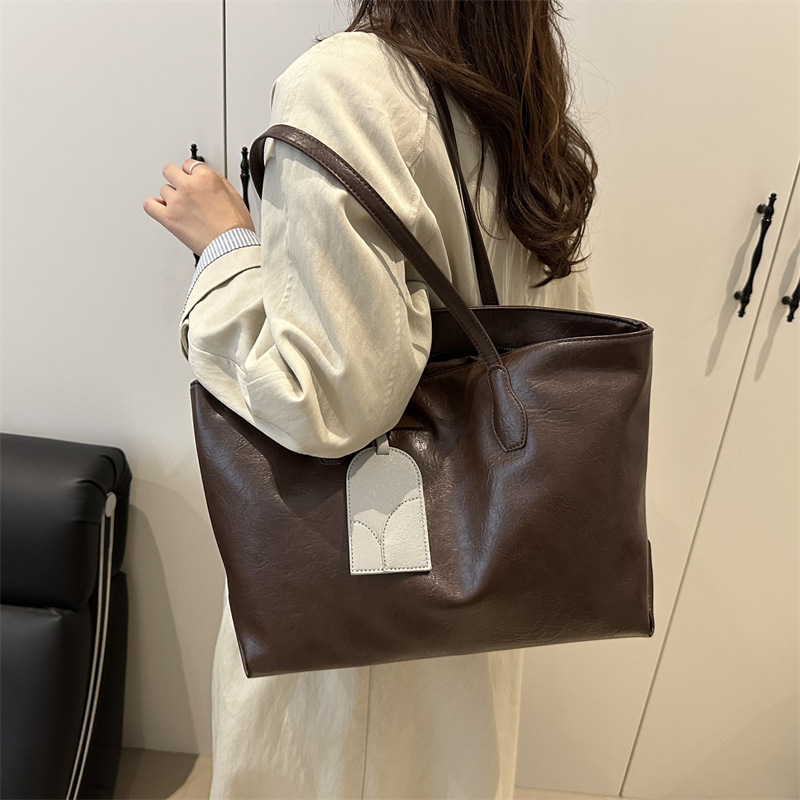 小众设计大容量托特包包女2025新款高级质感休闲通勤单肩包手提包|undefined
