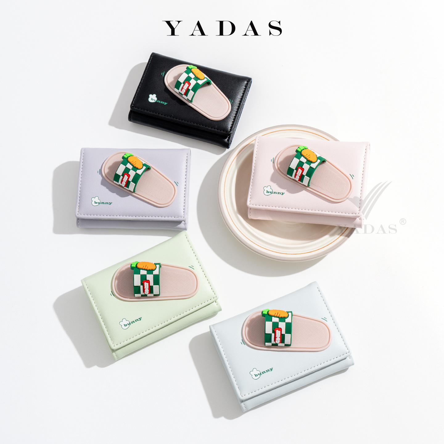 YADAS nueva billetera simple para mujeres corta delgada y pequeña billetera plegable de estudiantes nueva linda bolsa de nicho