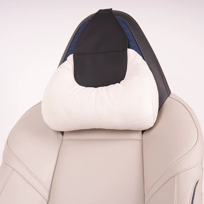Headrest restraint is suitable for krypton - a-gray-and-white-headrest