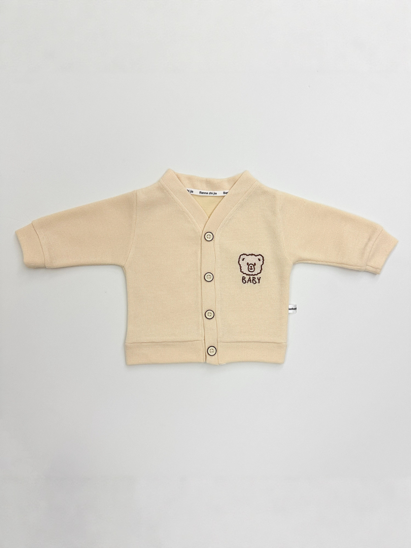 Spring sweater, jacket with a round collar, cardigan, children's clothing 5