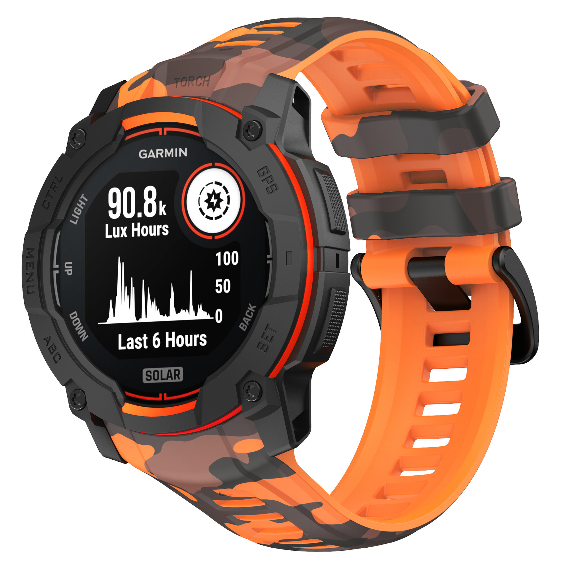 Suitable for Garmin Instinct Instinct3 Printed Camouflage Strap Instinct3 45mm 50mm Silicone Wristband