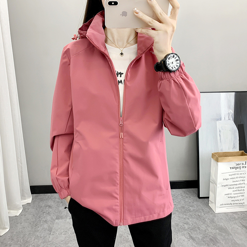 UPF100 + protector solar al aire libre mujer de verano nuevo tejido fino suelto seda de hielo de secado rápido anti-UV abrigo de mujer ligero