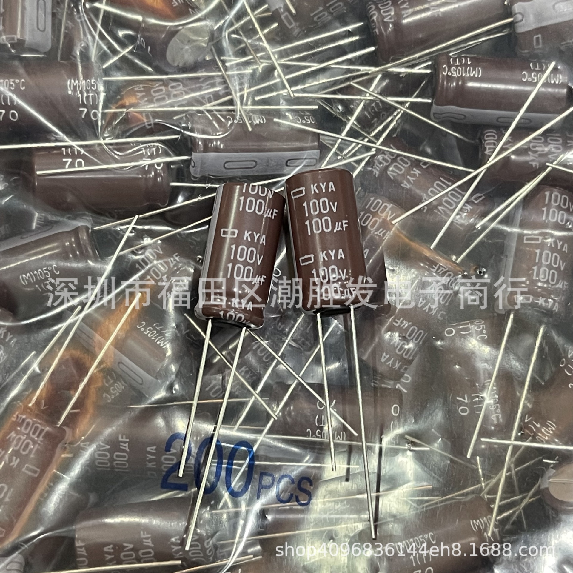 100UF 100V Japanese black diamond electrolytic capacitor 100V100UF 10X20 KYA high frequency low resistance