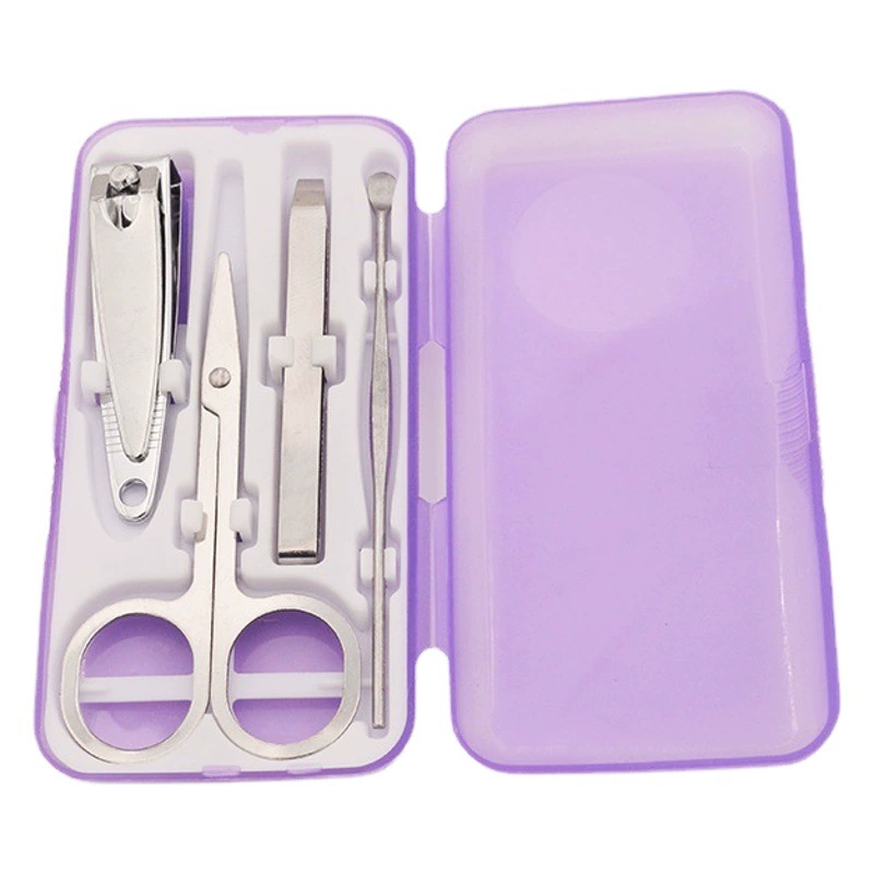 Кусачки для ногтей Набор из 4 предметов Кусачки для ногтей костюм Набор красоты Педикюрный нож Набор красоты для ногтей Продукты для дизайна ногтей