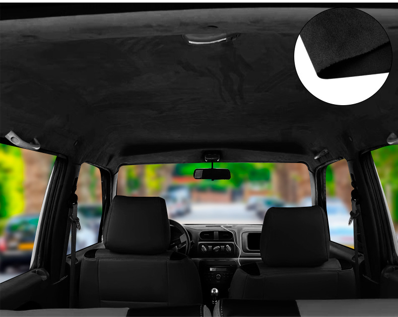Car Ceiling Cloth Repair Deerskin Velvet Interior Fabric Modification Ab Column Seat Leather Renovation Suede Cloth Wholesale