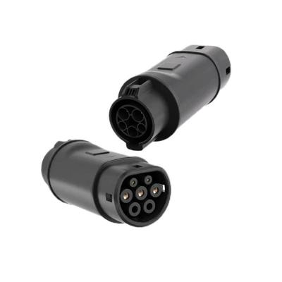Cross-Border New Energy Vehicle Parts Charging Ac Adapter Tesla Standard National Standard European Standard American Standard (EV şarj adapterləri) - cw-zh1-us-to-europe-t1-t2
