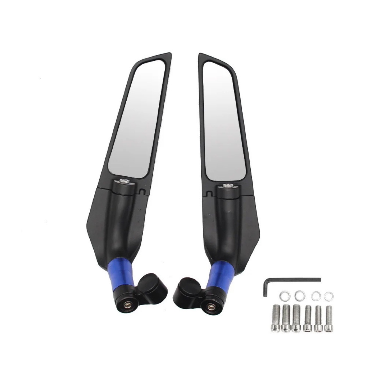 General electric car motorcycle rearview mirror Ducati Kawasaki modified wing adjustable rotating side mirror