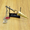 Naruto Weapon Flying Thunder Six -Ninja Four Generation Sword Metal Model Model Anime Peripherals