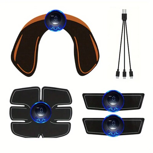 New smart ems abdominal fitness instrument abdominal muscle trainer home sports fat removal machine lazy fitness equipment abdominal muscle patch