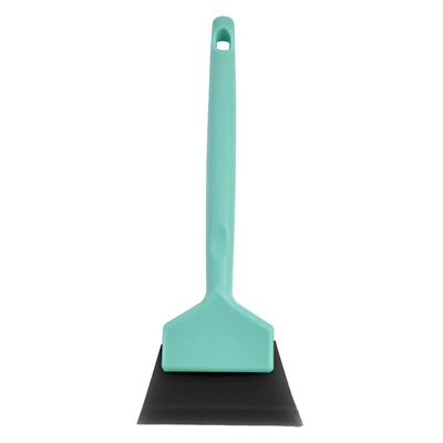 Car cleaning tools: clothing beef tendon scraper glass - short-style-black-strip-with-blue-handle