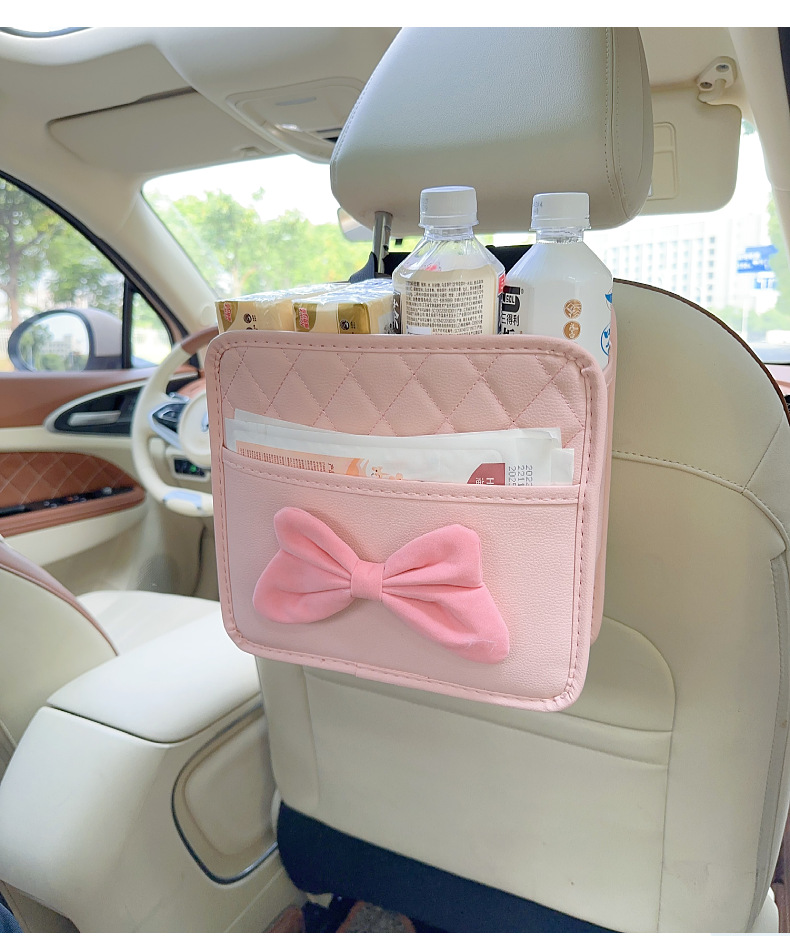 Seat storage box car multi-function rear car storage hanging bag hanging seat supplies women