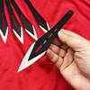 Outdoor small knife dart hidden weapon straight spinning steel needle throwing martial arts willow leaf needle dart sword knife anti -body hidden weapon