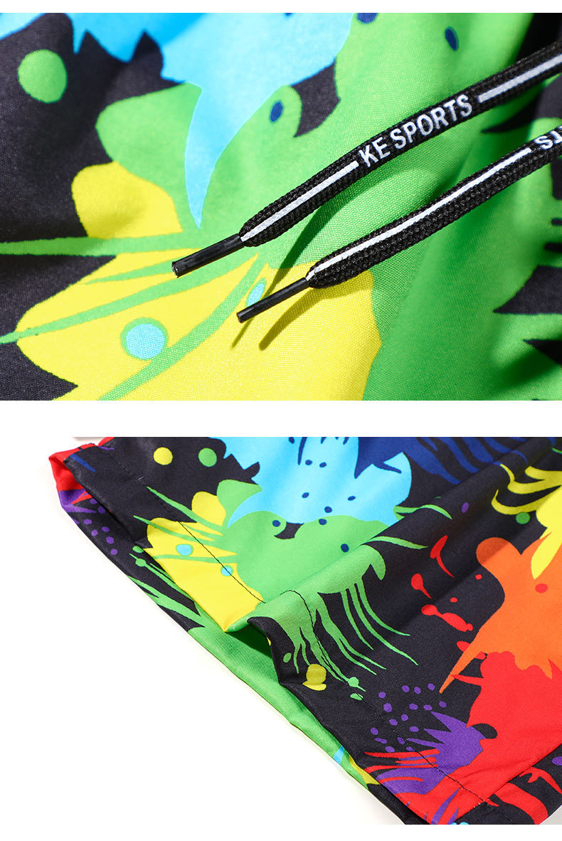 Men's Tropical Floral Shirt Hawaiian Beach Shirt Breathable Loose Fit Short Sleeve Shirt For Summer Vacation​_viptrois.com