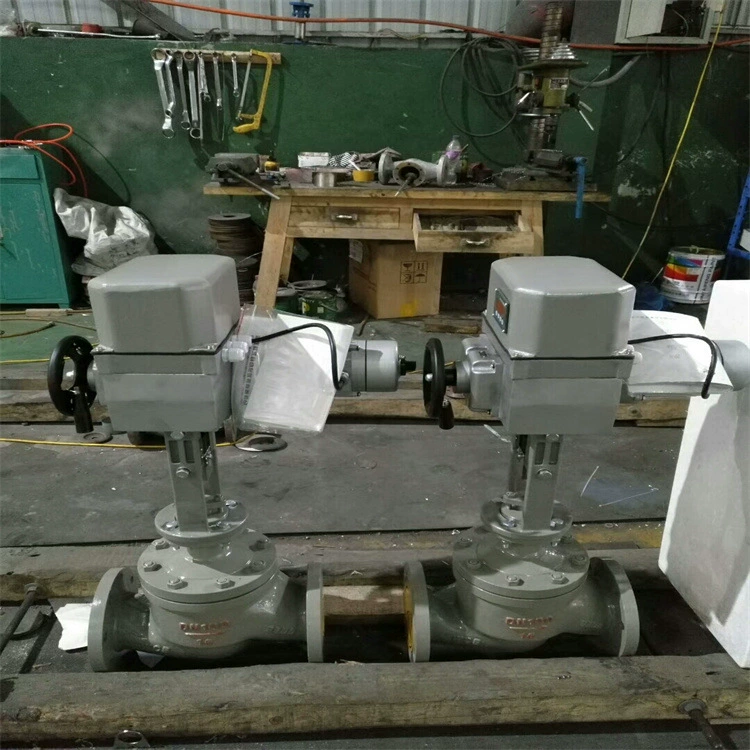 Высокотемпературный электрический регулирующий клапан ZAZM-25C, электрический регулирующий клапан втулки, электрический регулирующий клапан втулки DN150