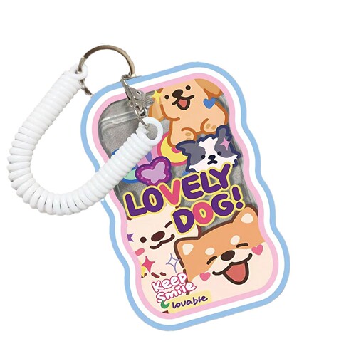 Puppy Bus Card Holder, Campus Card Subway Card Work Card Canteen Card Instagram Card Holder Meal Card ID Card Holder