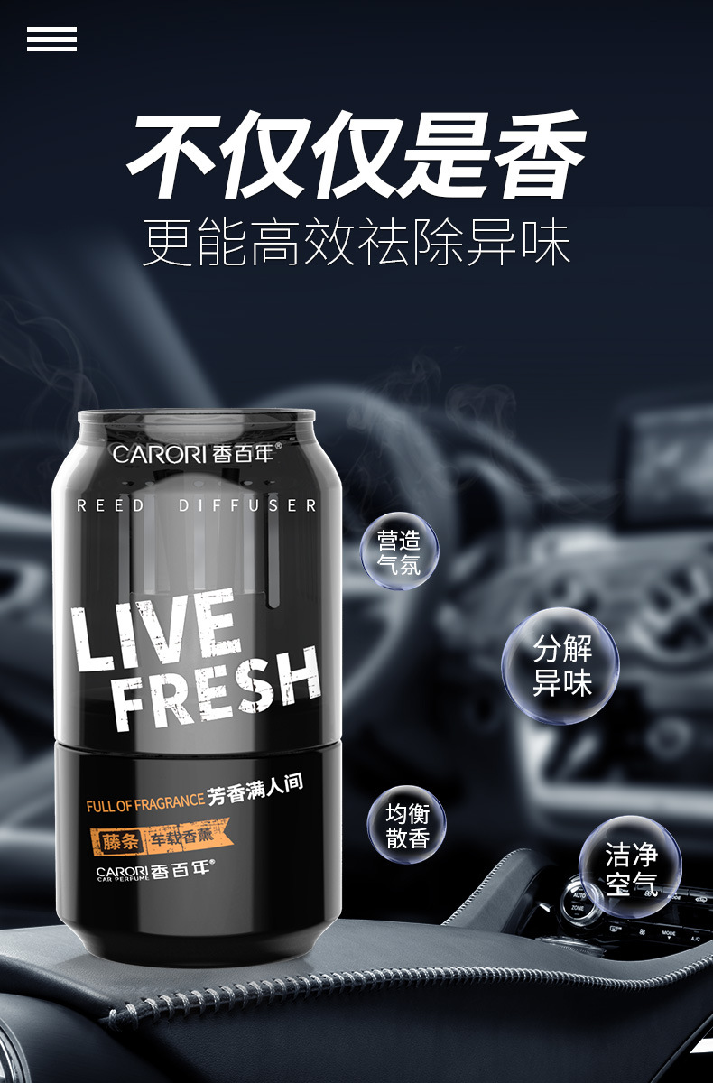 Fragrant Centennial Car Aromatherapy Car in-car coke cans Car Fragrance New High-end Lasting Fragrance Car Perfume