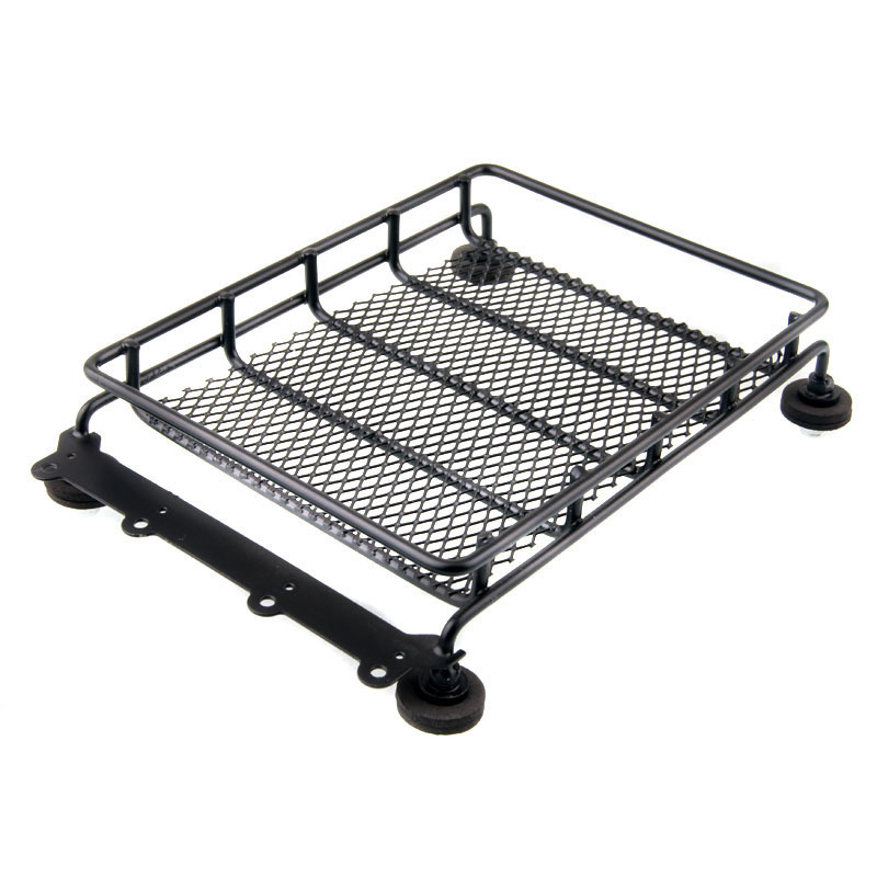 Traxxas Model Climbing Car Simulation Accessories D90 Metal Luggage Rack Led Lights Cc01 Wrangler Tamiya