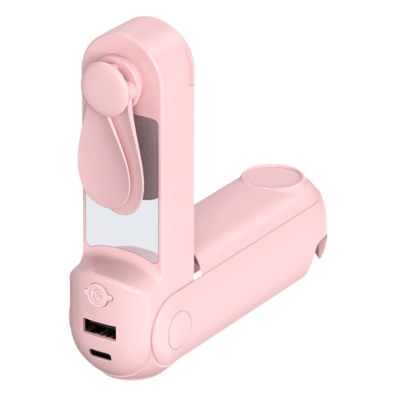 Портативный мини-вентилятор F11 с USB-зарядкой, держатель для телефона, складной, сильный поток воздуха, бесшумный, для студентов