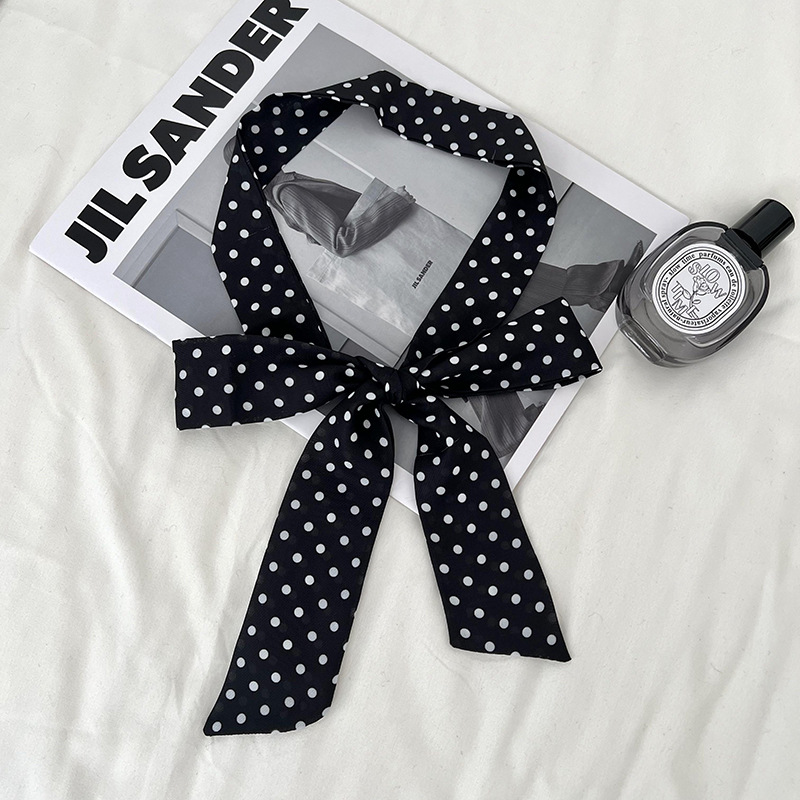 Una larga bufandas de seda punto de onda personalizado muestra rápida velocidad de envío de gran descuento flotante fábrica de fuente personalizada exclusiva