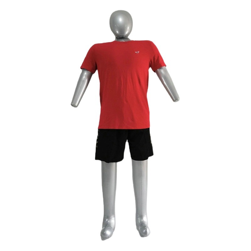 In stock pvc inflatable full body head mannequin showcase props male model men's clothing display stand