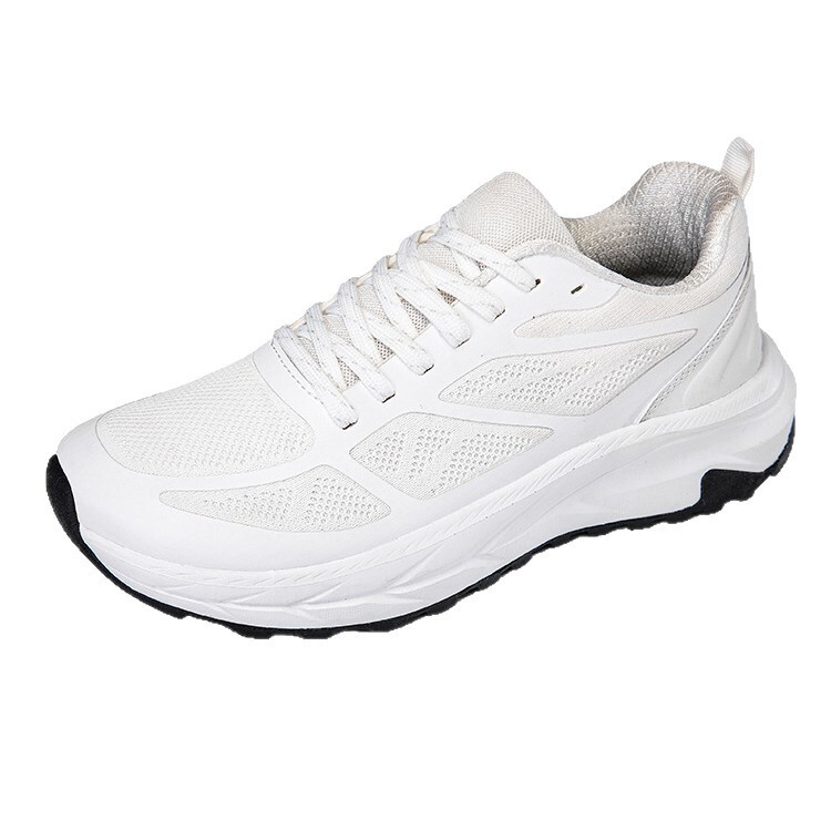 Extra Wide Fit Shoes for Men, Spring, Summer and Autumn Thick-Soled Sports Shoes, New Comfortable Outdoor Running Shoes, Lightweight and Breathable