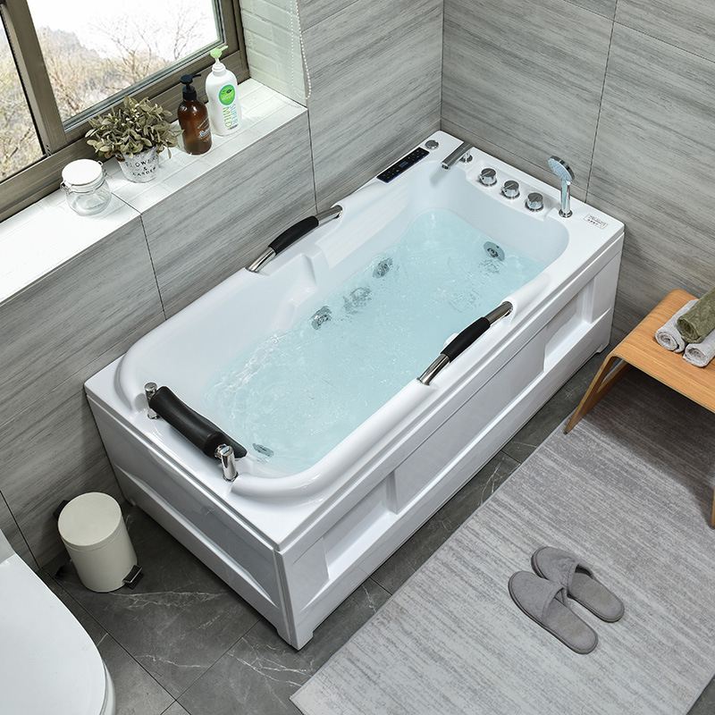Whirlpool Bathtub Whirlpool Bathtub Intelligent Constant Temperature Heating Surf Massage Bathtub Double Skirt Independent