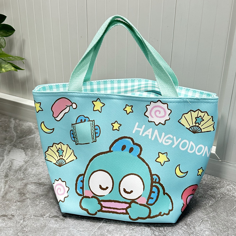 見栄えの良いかわいい漫画の断熱ポータブルランチボックス、学生や会社員向けの米収納バッグ付きランチボックスバッグ|undefined