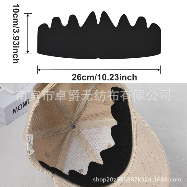 Adult Baseball Cap Inner Support Non-Woven Fabric Half-Display Liner Hat Support Felt Hat Shaper