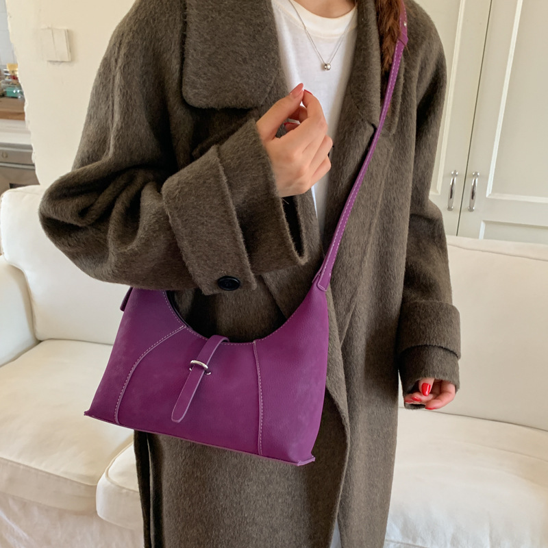 Bolsos retro transfronterizos tendencia bolsos de brazo mujeres otoño / invierno 2025 nuevo estilo de moda bolsos de hombro bolsos de transporte