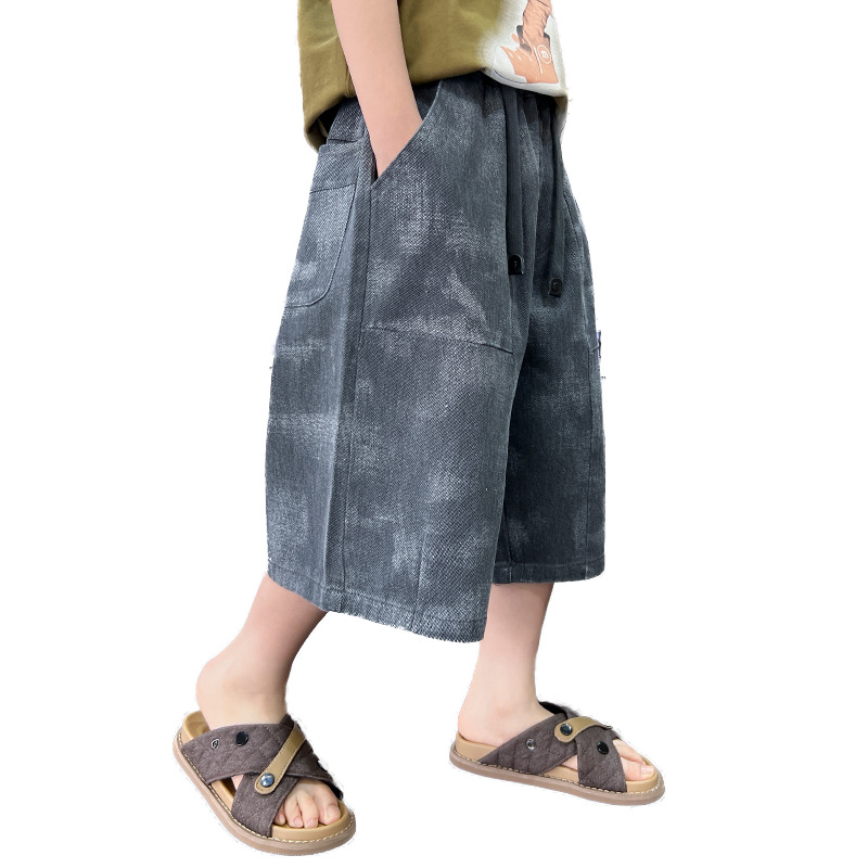 Boys Thin Five-piece Workwear Shorts For Summer Comfort_voghion.com