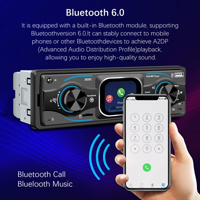 Cross-Border Single-Cylinder Touch Screen Car mp3