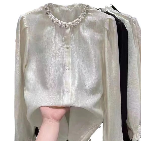 in stock Direct Supply Nylon Tencel Blended Non-elastic Wrinkle Yarn High-end Dress Fashion Women's Shirt dress Fabric