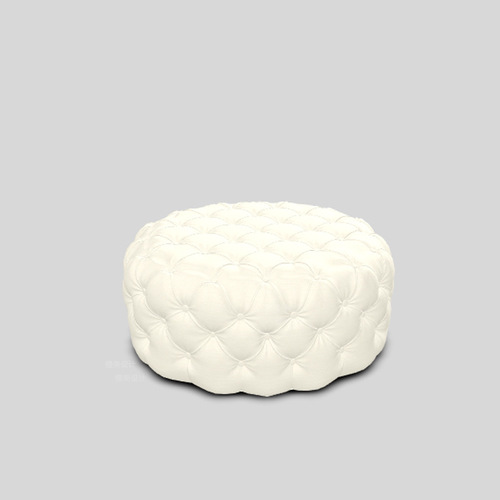 American-style round footstool, Nordic fabric light luxury shoe-changing bench, dressing room clothing store changing bench, large round foot pedal