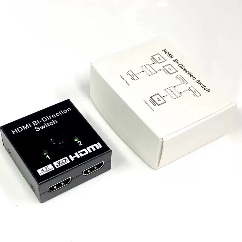 HDMI переключение 2 входа 2 входа 1 распределитель 1 точка 2 выхода высокого разрешения 4K два-в-один-выход компьютерный дисплей кнопка