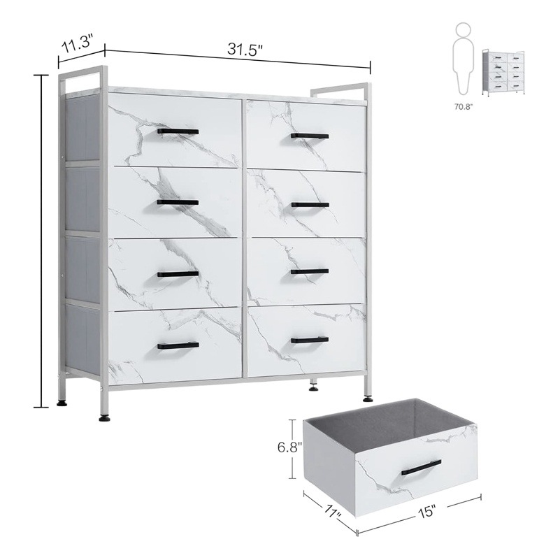 Gabinete de almacenamiento de madera gabinete de almacenamiento de múltiples capas para el hogar tipo cajón Nordic simple gap table pecho de cajones gabinete de almacenamiento de juguete
