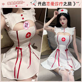 林林婷情趣内衣女性感护士诱惑睡衣制服床上免脱火辣激情套装2681