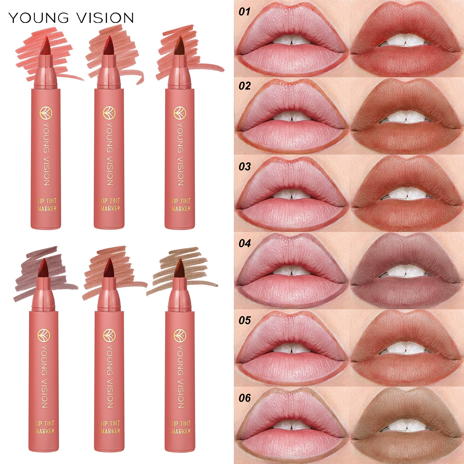 УЛЫБКА LIP balm молодёж, помада, набор, 3 цвета