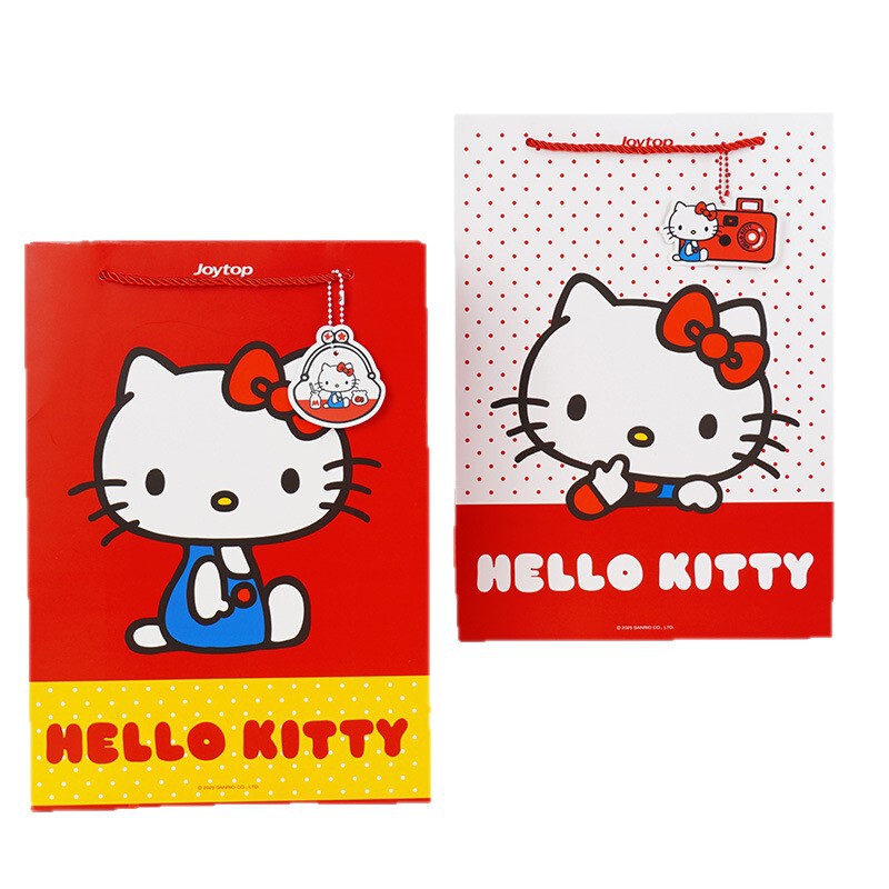 HelloKitty礼品袋卡通手提袋甜品打包袋凯蒂猫高端精美购物袋现货|undefined