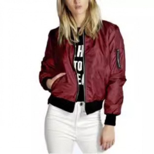 Ebay: Trendy Solid-Color Short Zip-Up Outerwear Jacket for Autumn & Winter—Europe & America Style
