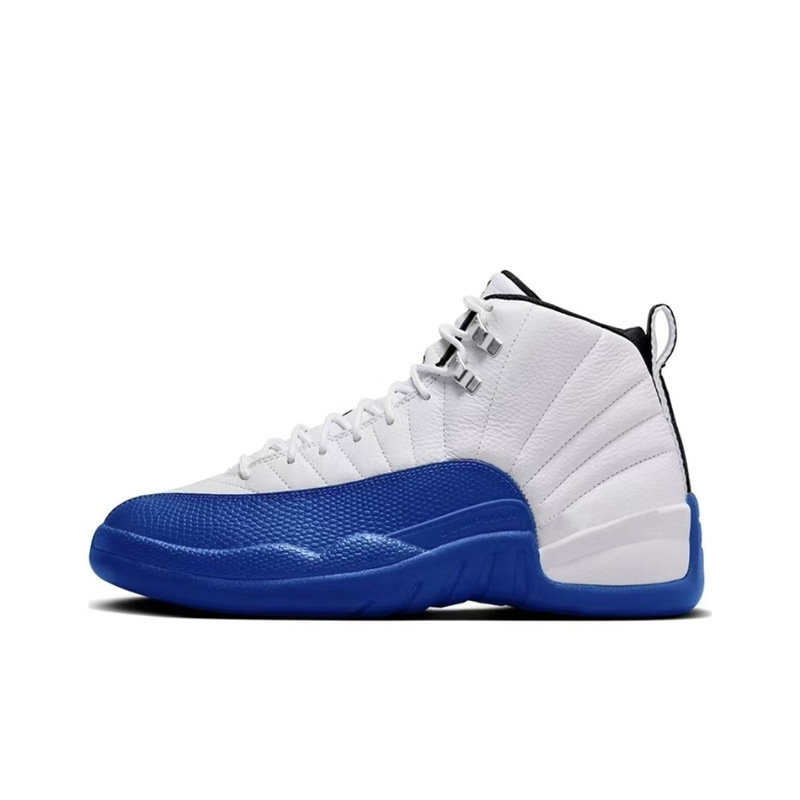 Comercio exterior Putian transfronterizo aj12 Chicago toro negro y blanco Gama azul negro y púrpura azul real Joe 12 zapatillas de baloncesto para hombres y mujeres