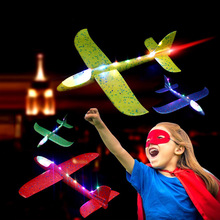 跨境手拋飛機epp泡沫飛機遙控手擲滑翔機回旋兒童電動航模玩具