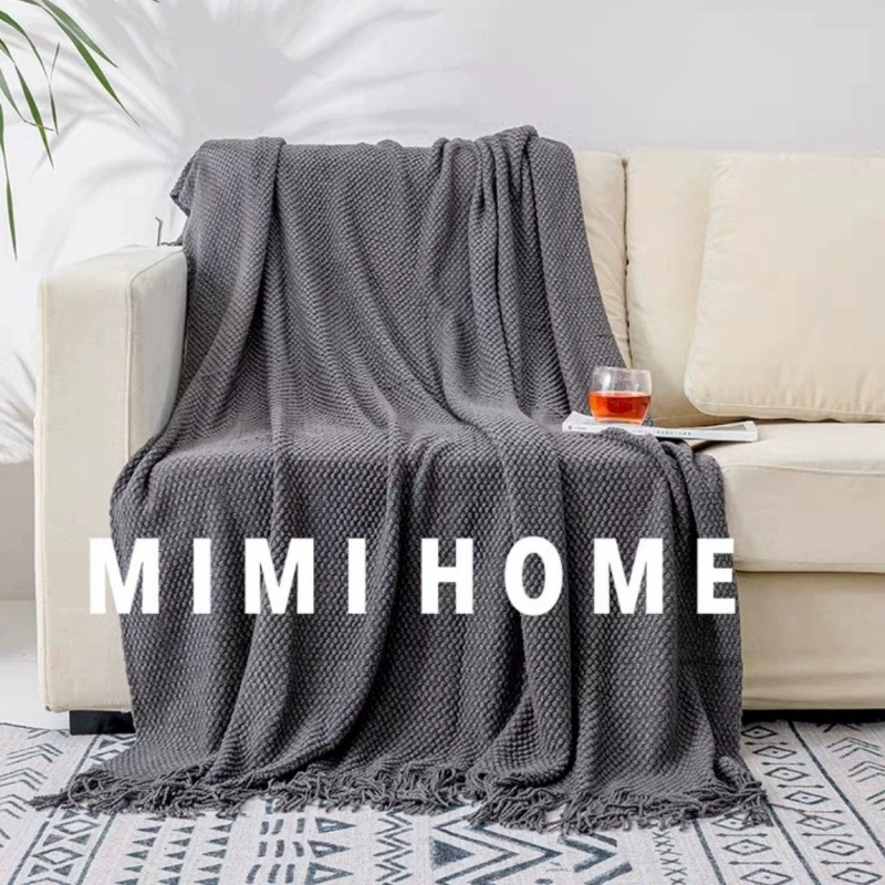 Knitted duvet, sofa for living room for sleep