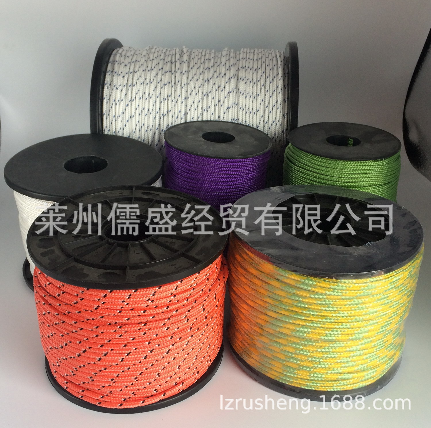 厂家供应丙纶绳丙纶背包袋收口绳 锣鼓装饰编织绳16编PP编织绳