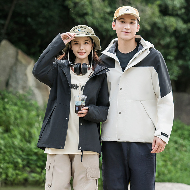 Autumn and winter outdoor single-layer charging couple fashion casual windproof jacket men's and women's spring and autumn popular mountaineering clothes batch