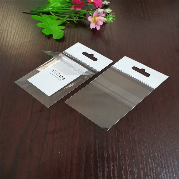 Wholesale and transparent OPP jewelry bags are not dry glue and seal…