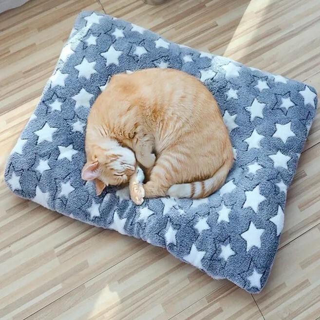 冬の猫小屋ケージマット睡眠フロアマットキルトブランケット冬暖かい犬小屋ペットマット犬睡眠マット|undefined