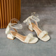 New shoes for girls to wear outside with skirts, lady style open toed women's shoes in summer, versatile flat sandals