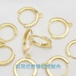 18k����ɫ΢��ʯ���h ��Ȧdiy�����������Ʒ���ψA�ζ��A